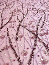 Kupon 0,7 m - Lavanda Haute Couture csipke